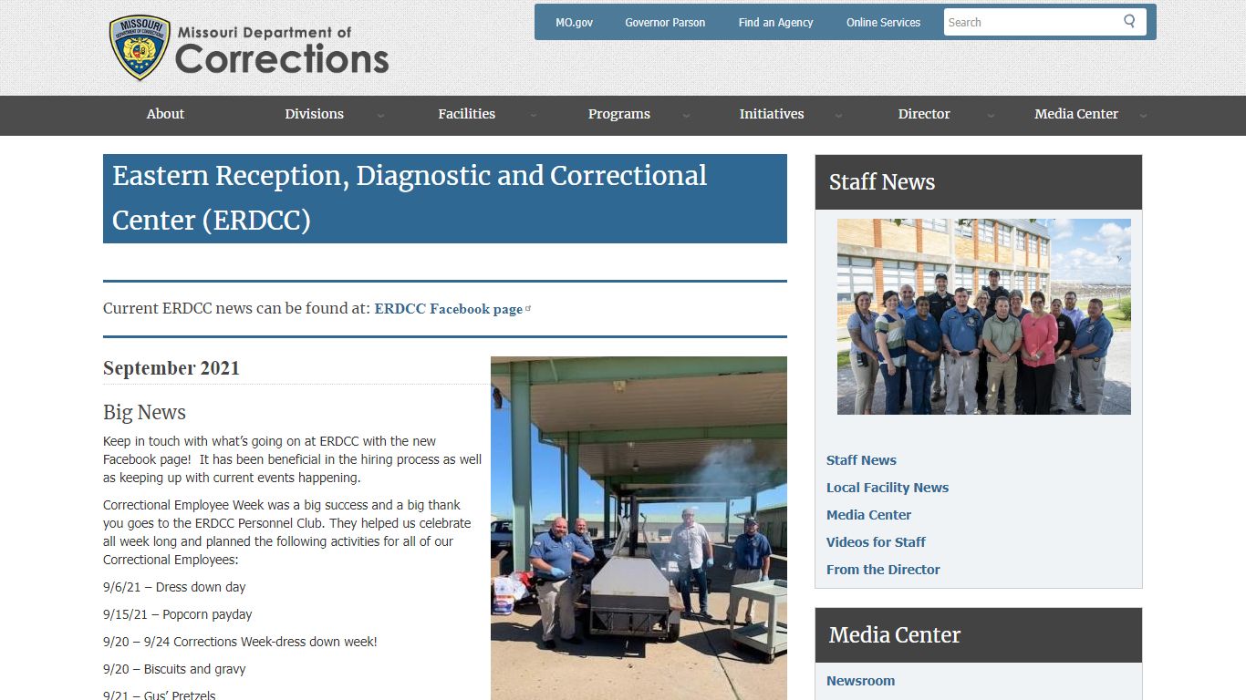 Eastern Reception, Diagnostic and Correctional Center (ERDCC)